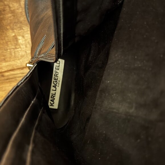 Karl Lagerfeld Paris Black Riding Boots | Size 7 | VGUC - Picture 7 of 8